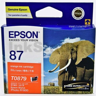 Epson 87 T0879 Orange Genuine Ink Cartridge - 915 pages [C13T087990]