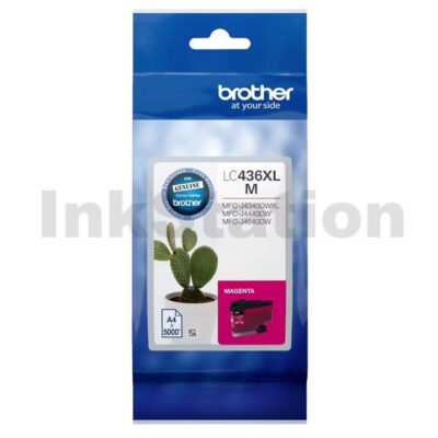 Brother LC-436XLM Genuine High Yield Magenta Ink Cartridge - 5,000 pages