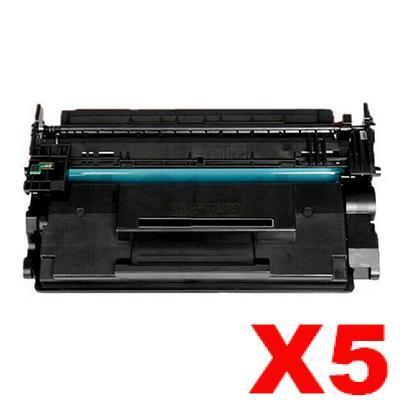 5 x HP 89A CF289A Compatible Black Toner Cartridge - 5,000 Pages
