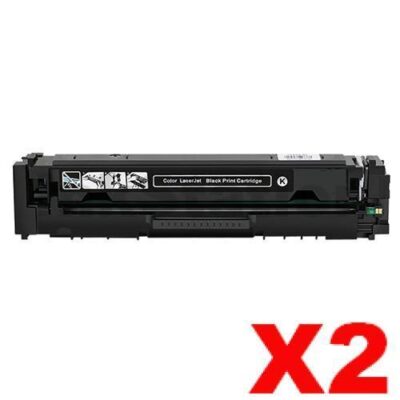 2 x HP 416X W2040X Compatible Black High Yield Toner Cartridge - 7,500 pages
