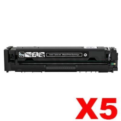 5 x HP 416X W2040X Compatible Black High Yield Toner Cartridge - 7,500 pages