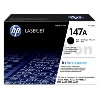 1 x HP 147A W1470A Genuine Black Toner Cartridge - 10,500 Pages