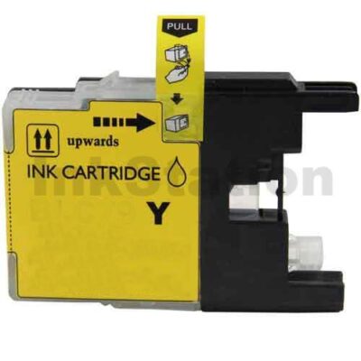 Brother LC40 Y Compatible Yellow Ink Cartridge - 450 pages