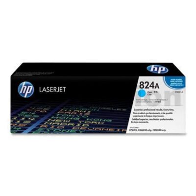 HP CB381A (824A) Genuine Cyan Toner Cartridge - 21,000 Pages