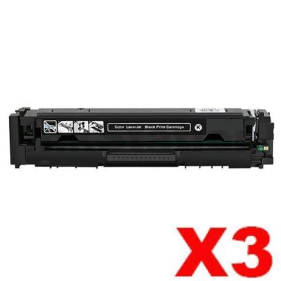 3 x HP 215A W2310A Compatible Black Toner Cartridge - 1,050 pages