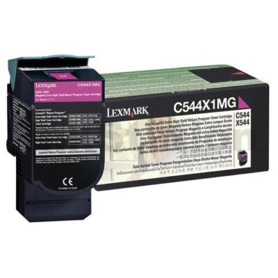 Lexmark (C544X1MG) Genuine C544 / C546 / X544 / X546 Magenta XHY Toner Cartridge - 4,000 pages