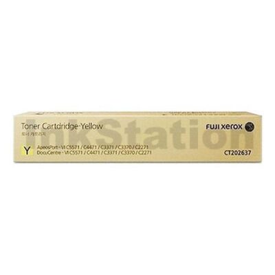 Fuji Xerox DocuCentre-VI C5571, C7771 Genuine Yellow Toner Cartridge - 18,500 pages (CT202637)