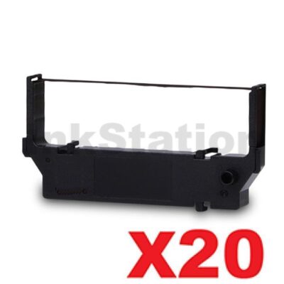20 x Star RC700B Black Compatible Ribbon Cartridge - approx 5.5M
