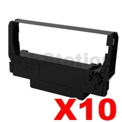 10 x Epson ERC-30/34/38 Black Compatible Ribbon Cartridge