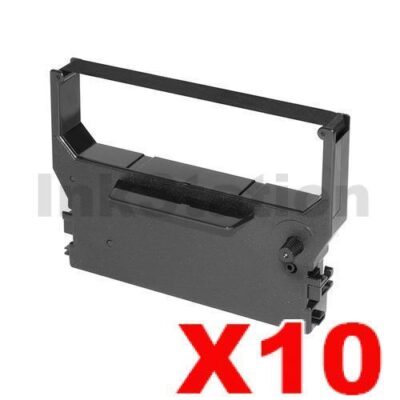 10 x Star RC300B Black Compatible Ribbon Cartridge - approx 6M