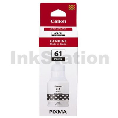 Genuine Canon GI61PGBK Black Ink Bottle - 6,000 pages