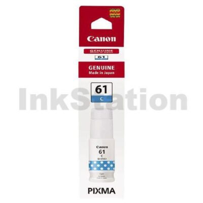 Genuine Canon GI61C Cyan Ink Bottle - 7,700 pages