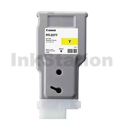 Genuine Canon PFI-207Y Yellow Ink Tank