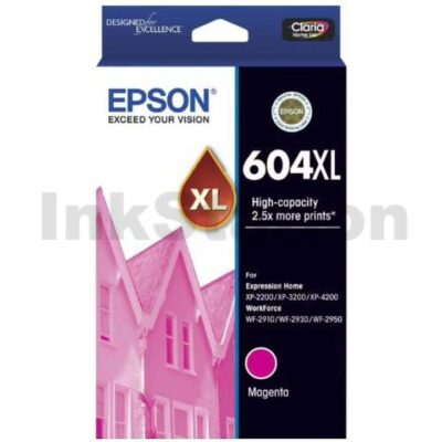 Epson 604XL (C13T10H392) Genuine Magenta High Yield Inkjet Cartridge - 350 pages