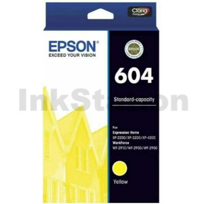 Epson 604 (C13T10G492) Genuine Yellow Inkjet Cartridge - 130 pages