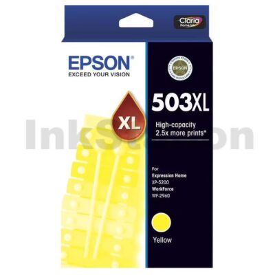 Epson 503XL (C13T09R492) Genuine Yellow High Yield Inkjet Cartridge - 470 pages