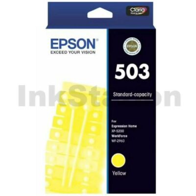 Epson 503 (C13T09Q492) Genuine Yellow Inkjet Cartridge - 165 pages