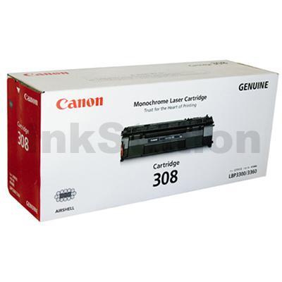 1 x Canon CART-308 Black Genuine Toner Cartridge 2,500 Pages