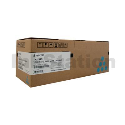 Genuine Kyocera TK-154C Cyan Toner Cartridge FS-C1020MFP - 6,000 pages