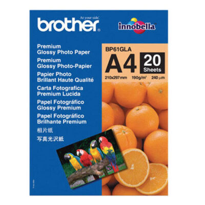 Brother BP61GLA Genuine Glossy Paper 190gsm A4 - 20 sheets