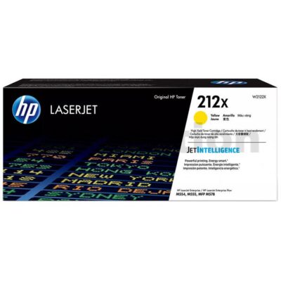 HP 212X W2122X Genuine Yellow High Yield Toner Cartridge - 10,000 pages