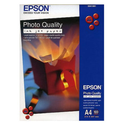 Epson S041061 Genuine Photo Quality Matte Inkjet Paper 102gsm A4 - 100 sheets