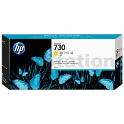 HP 730 Genuine Yellow 300ML DesignJet Inkjet Cartridge  P2V70A