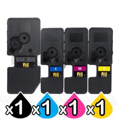 4 Pack Non-Genuine alternative for TK-5444 Toner Cartridges suitable for Kyocera ECOSYS PA2100, MA2100 [1BK,1C,1M,1Y]
