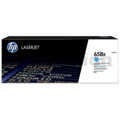 HP 658X W2001X Genuine Cyan High Yield Toner Cartridge - 28,000 pages