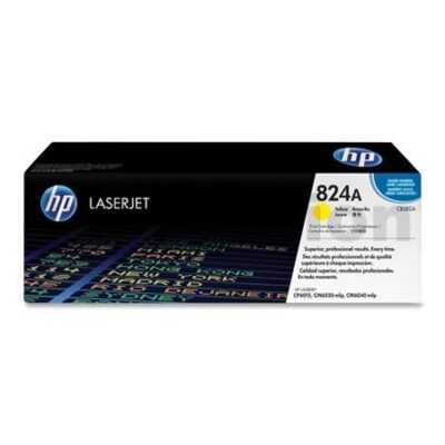 HP CB382A (824A) Genuine Yellow Toner Cartridge - 21,000 Pages