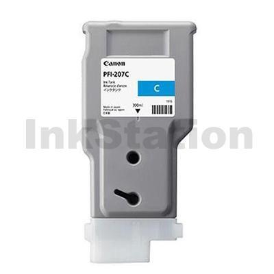 Genuine Canon PFI-207C Cyan Ink Tank