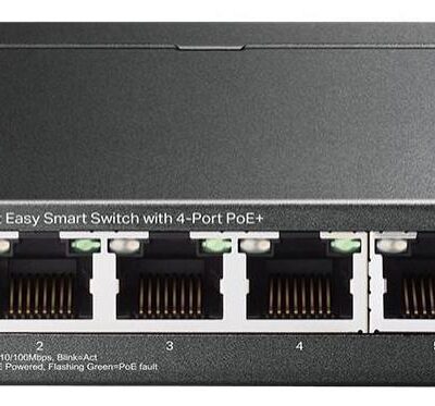 TP-Link TL-SG105PE 5 Port Gigabit Easy Smart PoE+ Switch with 4 ports PoE+
