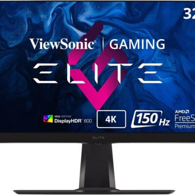 Viewsonic Elite XG320U 32" UHD 4K FreeSync Premium Pro 150Hz 1MS VESA DisplayHDR 600 IPS W-LED Gaming Monitor