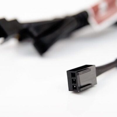 Noctua NA-SEC2 30cm 3Pin Power Extension Cables - 3 Pack, Black