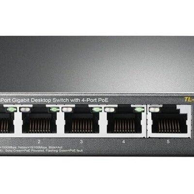 TP-LINK TL-SG1005P network switch Unmanaged Gigabit Ethernet (10/100/1000) Black Power over Ethernet (PoE)