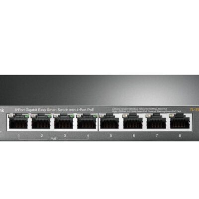 TP-LINK TL-SG108PE 8-Port Gigabit Easy Smart Switch with 4-Port PoE+