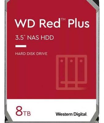 Western Digital (WD80EFZZ) Red Plus 8TB 3.5" NAS Hard Drive