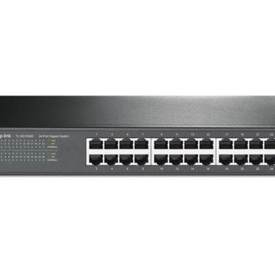 TP-LINK TL-SG1024D 24-Port Gigabit Desktop/Rackmount Switch Unmanaged Gigabit Ethernet (10/100/1000) Grey