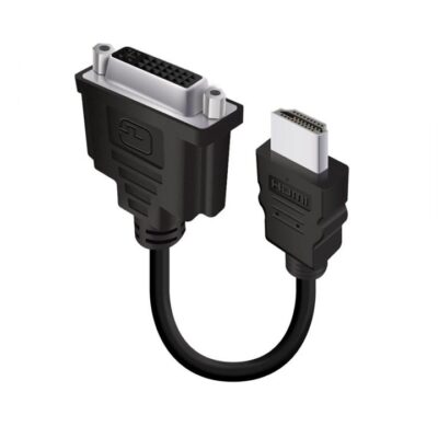 (HDMI-DVI-15MF) ALOGIC 15cm HDMI (M) to DVI-D (F) Adapter Cable - Male to Female