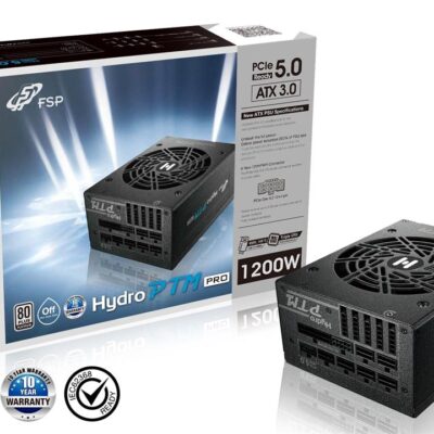 FSP HPT2-1200M,Gen5 Hydro PTM PRO ATX3.0(PCIe5.0) 1200W Full Modular 80+ Platinum Power Supply