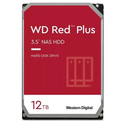Western Digital (WD120EFBX) 12TB Red Plus 3.5" CMR NAS Hard Drive