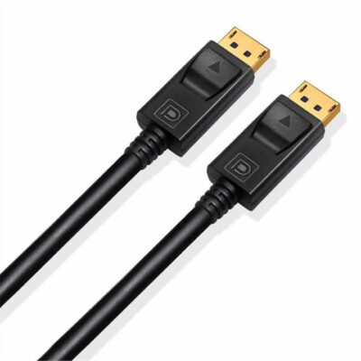 Cruxtec Displayport 1.4 8K Male to Male Cable 2m Black, Supports 8K@60Hz / 4K@120Hz