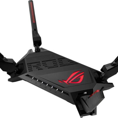 ASUS GT-AX6000 (90IG0780-MFAB00) AX Router , Dual-Band WiFi 6 (802.11ax) Gaming Router, Up To 6000Mbps, Dual 2.5G Ports, Enchanced Hardware, WAN Aggregation, VPN Fusion (WIFI6)