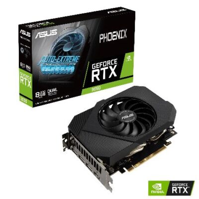 ASUS Phoenix PH-RTX3050-8G Graphics Card. 8G GDDR6 , 1807MHz Boost