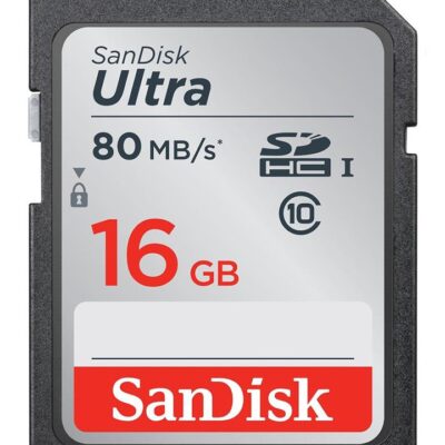 Sandisk Ultra memory card 16 GB SDHC Class 10 UHS-I