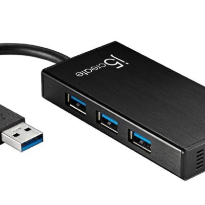 J5create JUH470 USB 3.0 Gigabit Ethernet & 3-Port HUB (J5-JUH470)