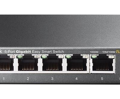 TP-LINK TL-SG105E network switch L2 Gigabit Ethernet (10/100/1000) Black