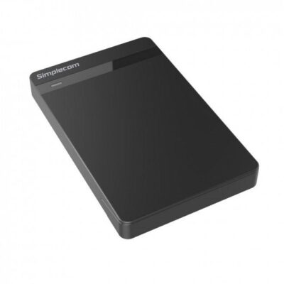 Simplecom SE203 Tool Free 2.5" SATA HDD SSD to USB 3.0 Hard Drive Enclosure Black
