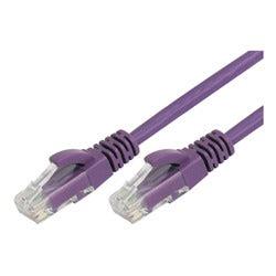 RJ45M to RJ45M Cat6 UTP Network Cable - 3M Purple