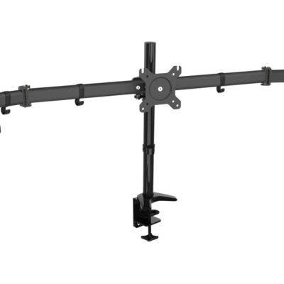 Vision Mounts VM-MP330C - DeskClamp Three LCD Monitor Support up to 27''; Tilt -15-+15°; Rotate 360°; VESA 75-100